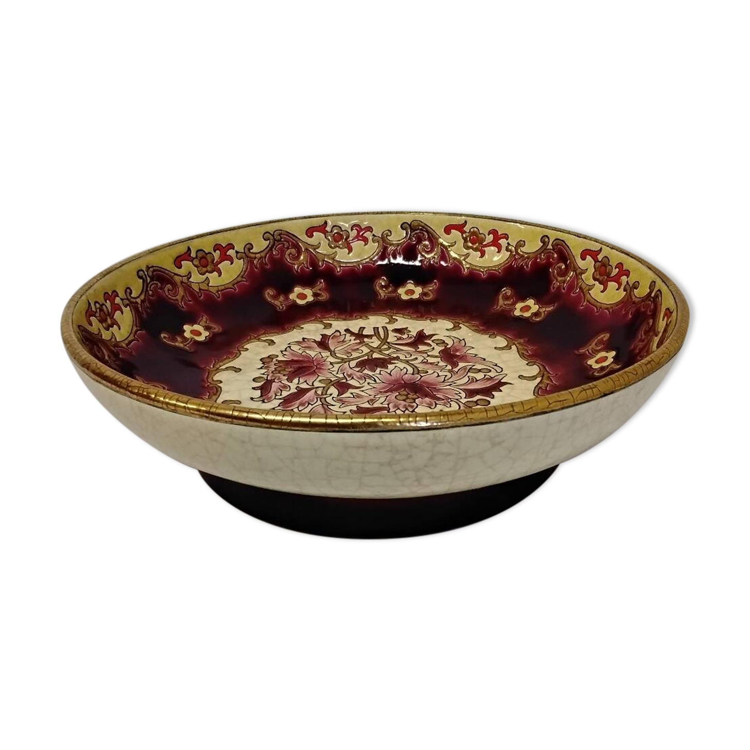 Longwy Enamels Plate