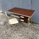 Small vintage desk with formica drawers and 70s chair