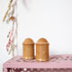 Sandstone salt and table pepper