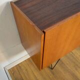 Scandinavian teak and metal sideboard
