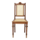 Antique Belgian Dining Chair, Restored Cane Chair, Beech Wood, c. 1930s