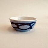 Set of 10 vintage blue bowls