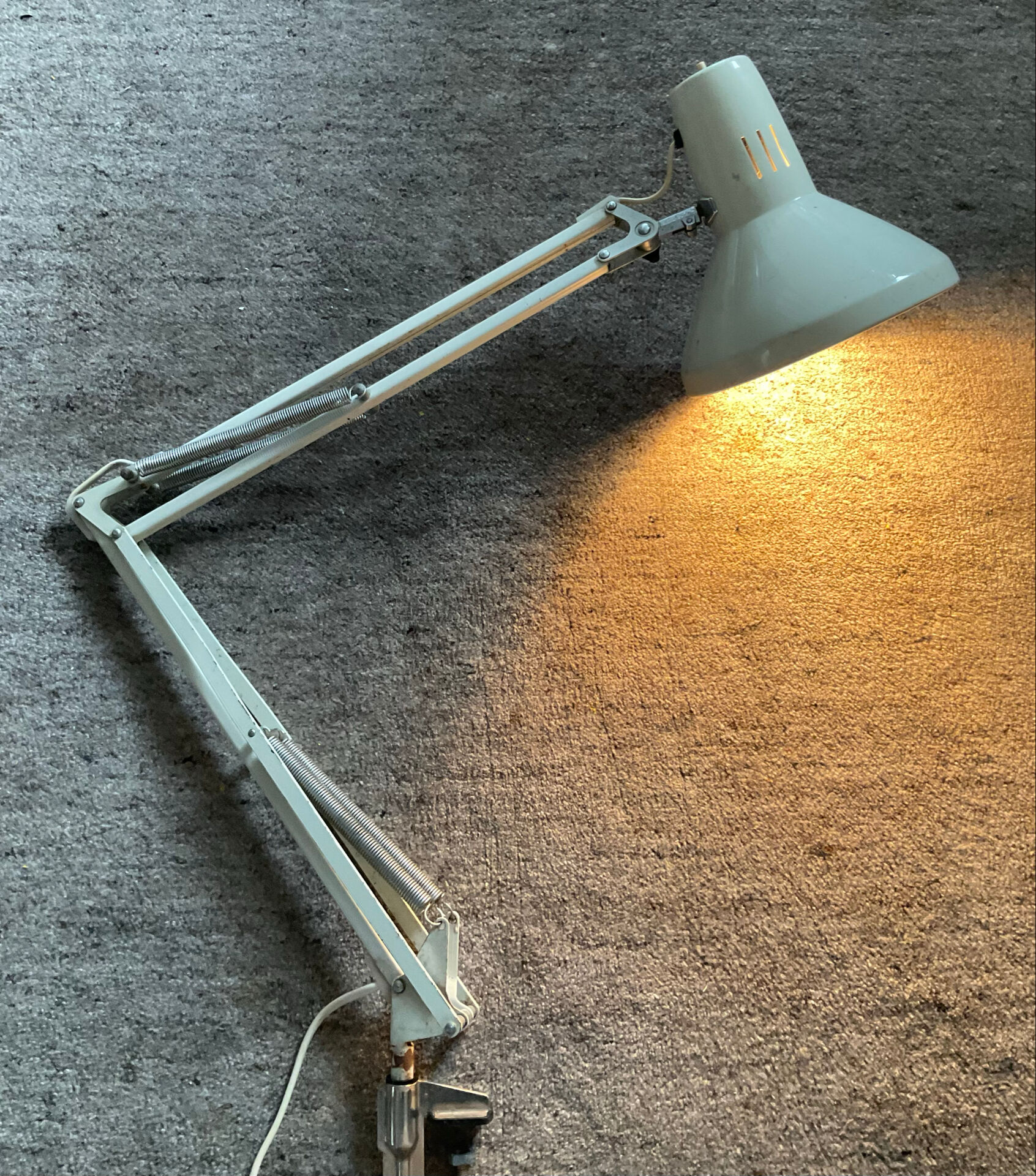 Lampe vintage d’architecte Ledu des années 60-70