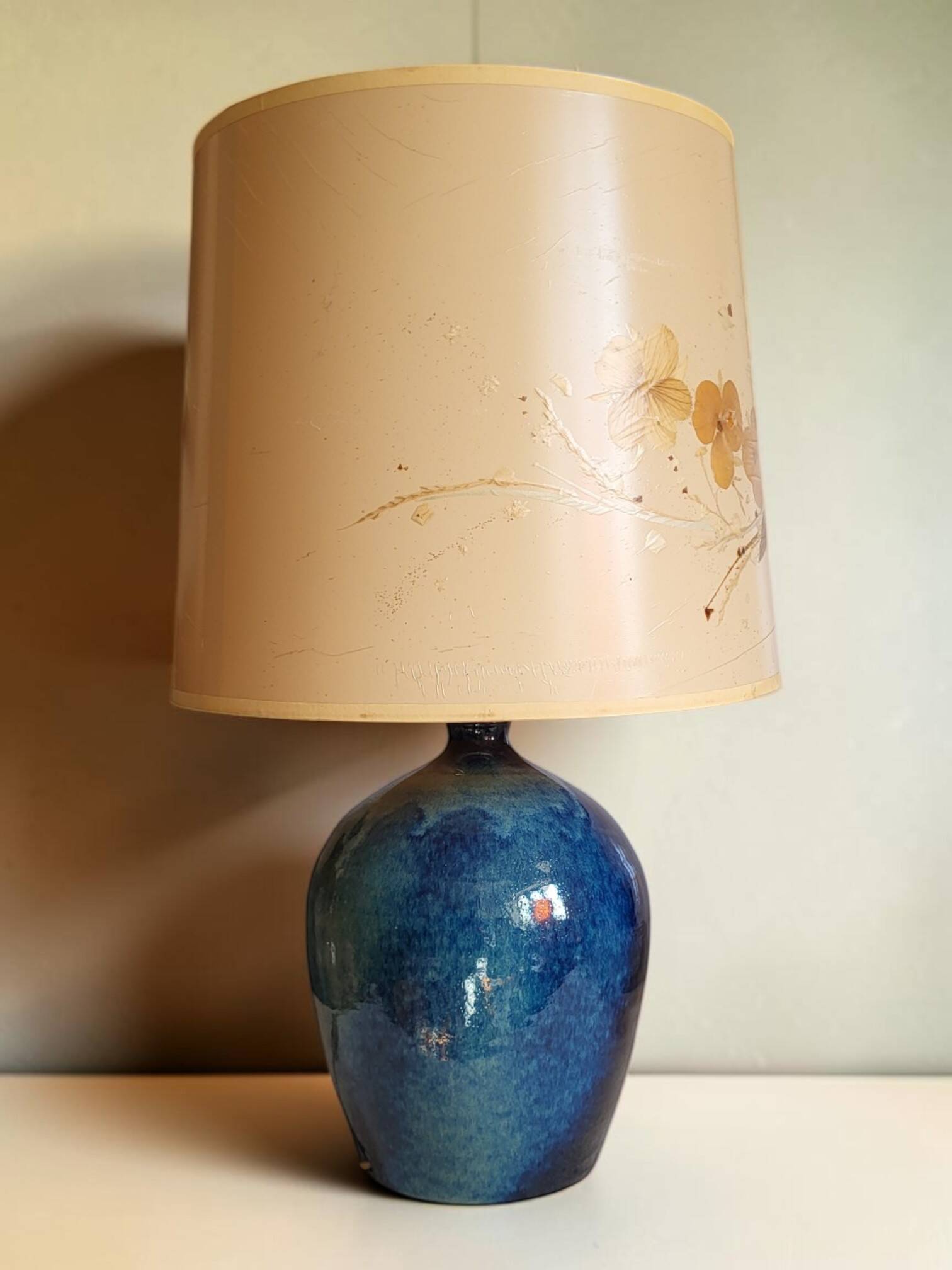 Stoneware lamp D. Avonts La Borne