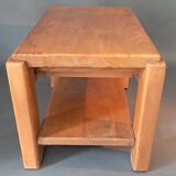 Solid elm bedside table 1960/1970