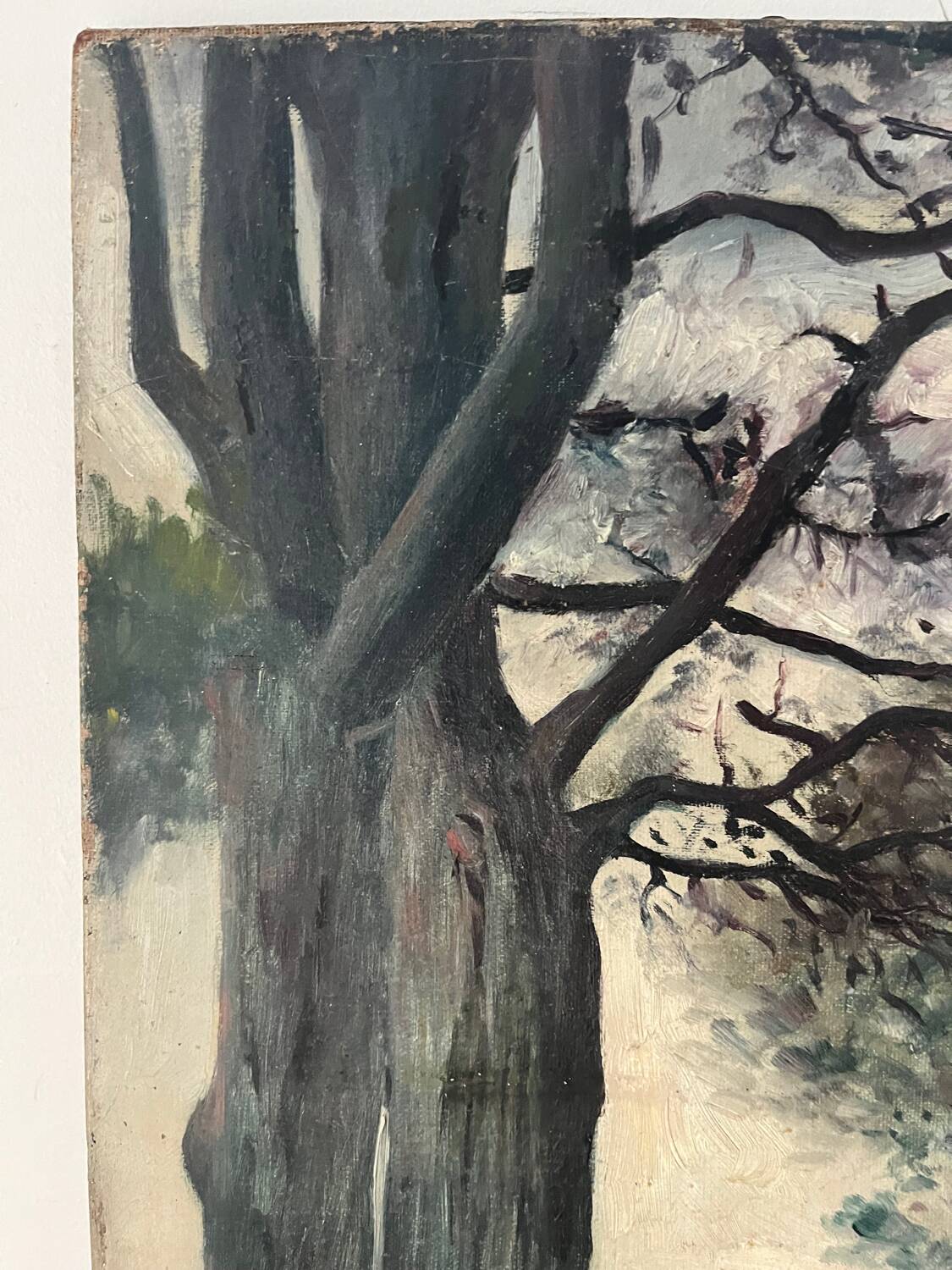 The clearing, oil on canvas "Memory of my brother Pierre 1898"