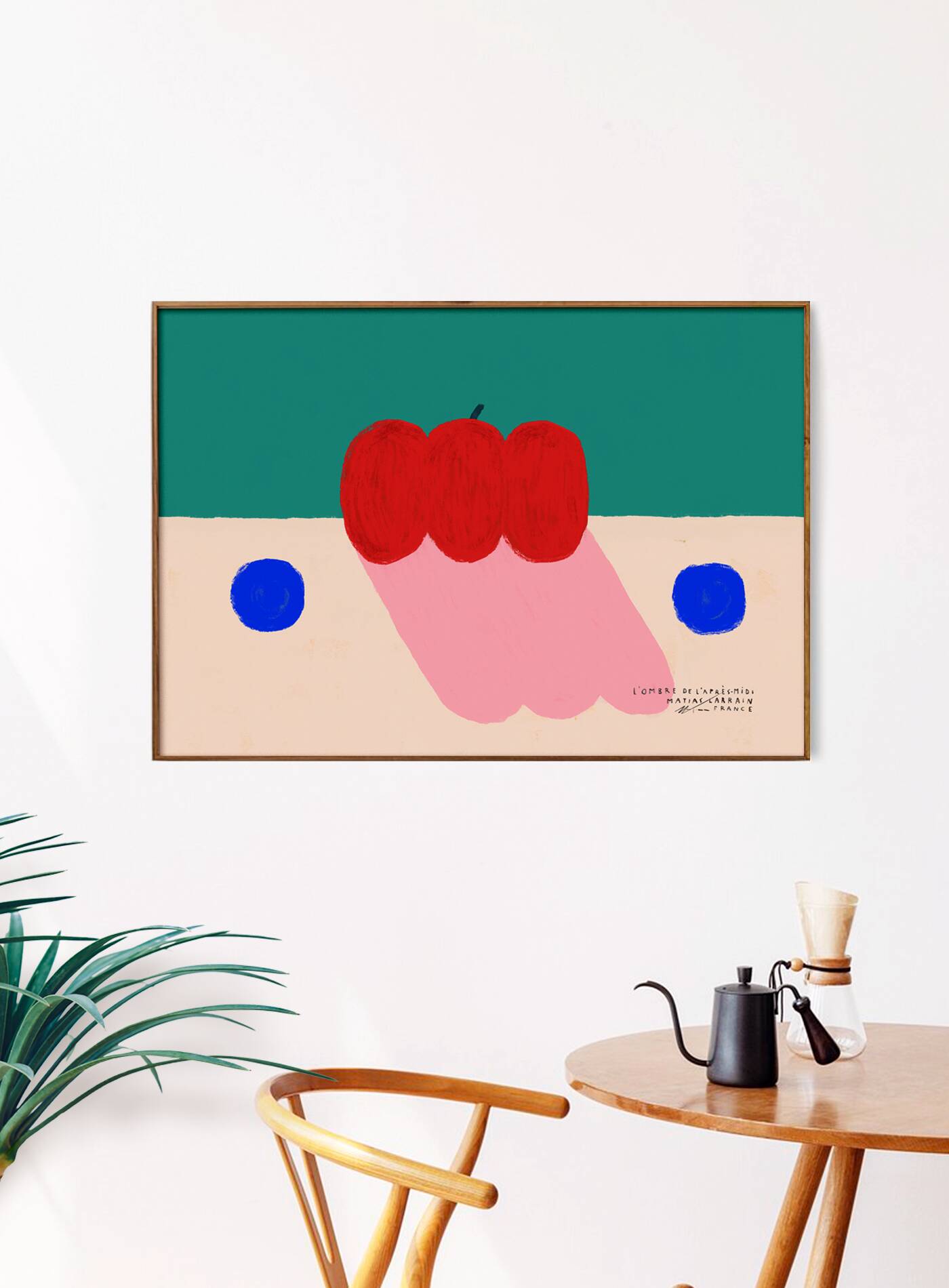 The shadow of the afternoon - wall poster 70x50cm