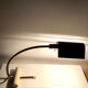 Vintage Italy brass articulated desk lamp.