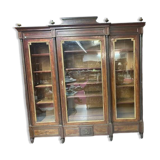 Large 3-door bookcase