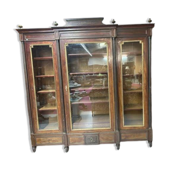 Large 3-door bookcase