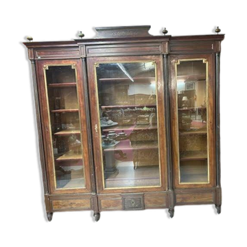 Large 3-door bookcase
