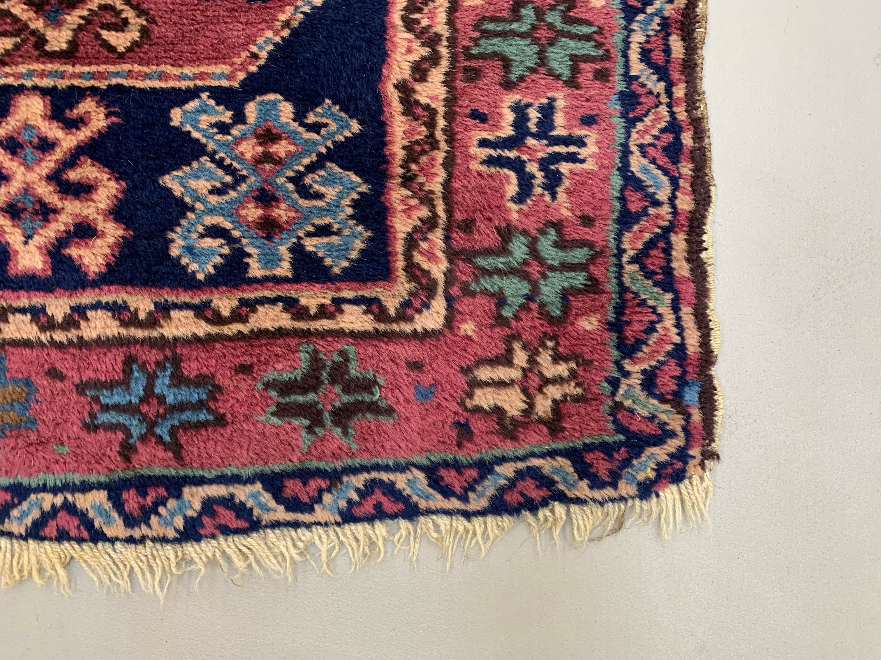 Antique azeri runner 483x84 cm, kazak, caucasian wool rug tribal handmade