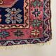 Antique azeri runner 483x84 cm, kazak, caucasian wool rug tribal handmade