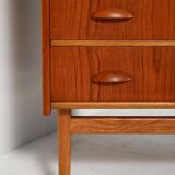 Scandinavian teak vanity chest, 1950s/60s