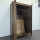 Solid oak wardrobe in Louis XV style