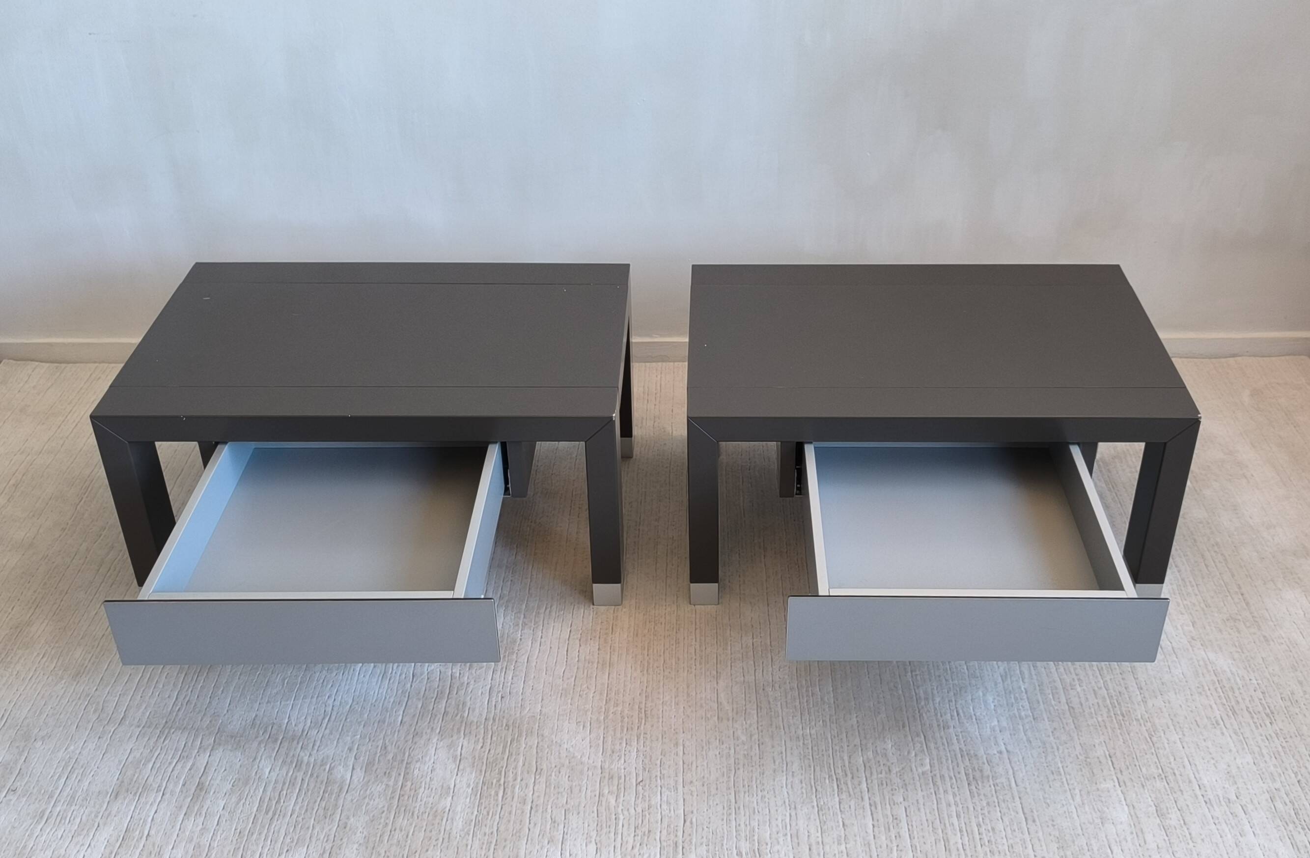 Very beautiful bedside tables lumeo by ligne roset designed by peter maly.