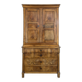 Buffet commode époque Empire en Noyer