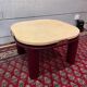 Coffee table end of sofa travertine design Roche Bobois