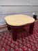 Coffee table end of sofa travertine design Roche Bobois