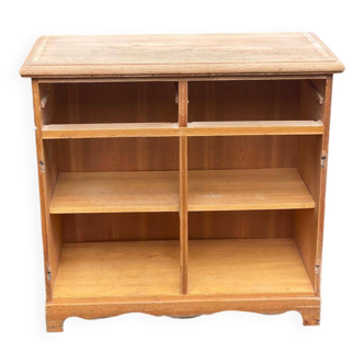 Vintage Scandinavian wooden shelf from the 1980s.