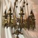 Brass chandelier 9 fires