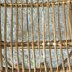 Rattan shell armchair