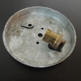 Glass square ceiling light