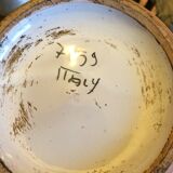 Italian ceramic vase with two handles