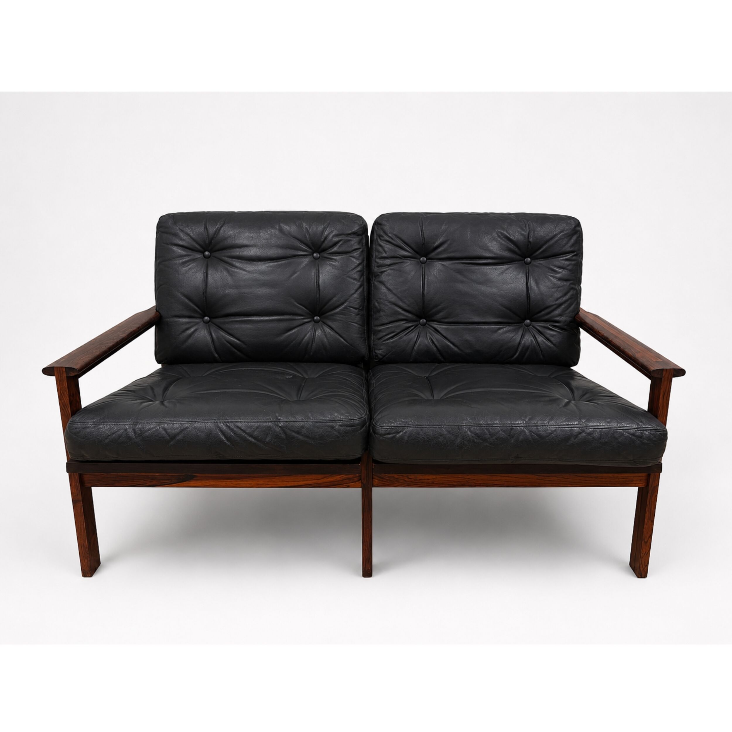 Capella sofa for 2 people by Illum Wikkelsø