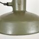 Vintage green army pendant lamp, 1960s