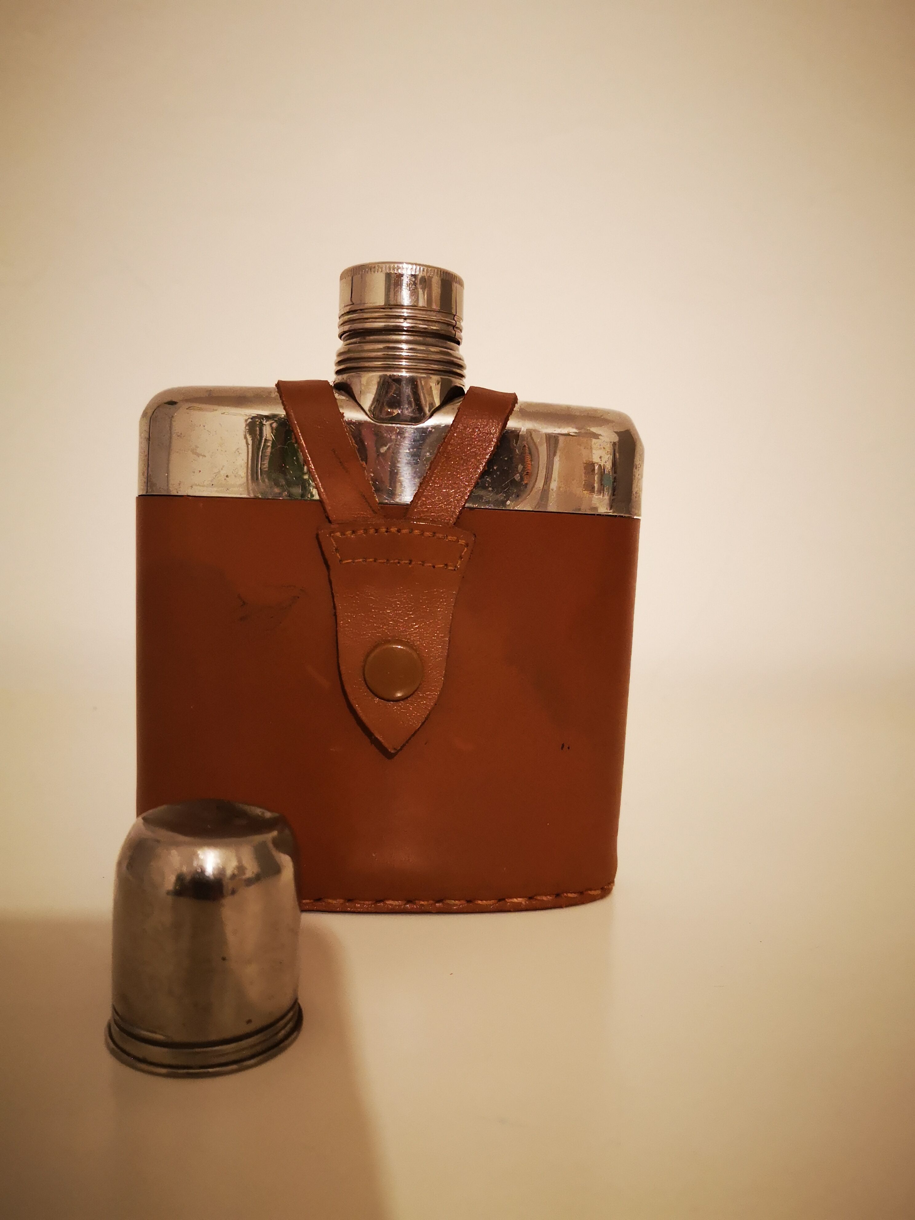 Vintage alcohol flask