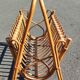 Vintage rattan magazine door