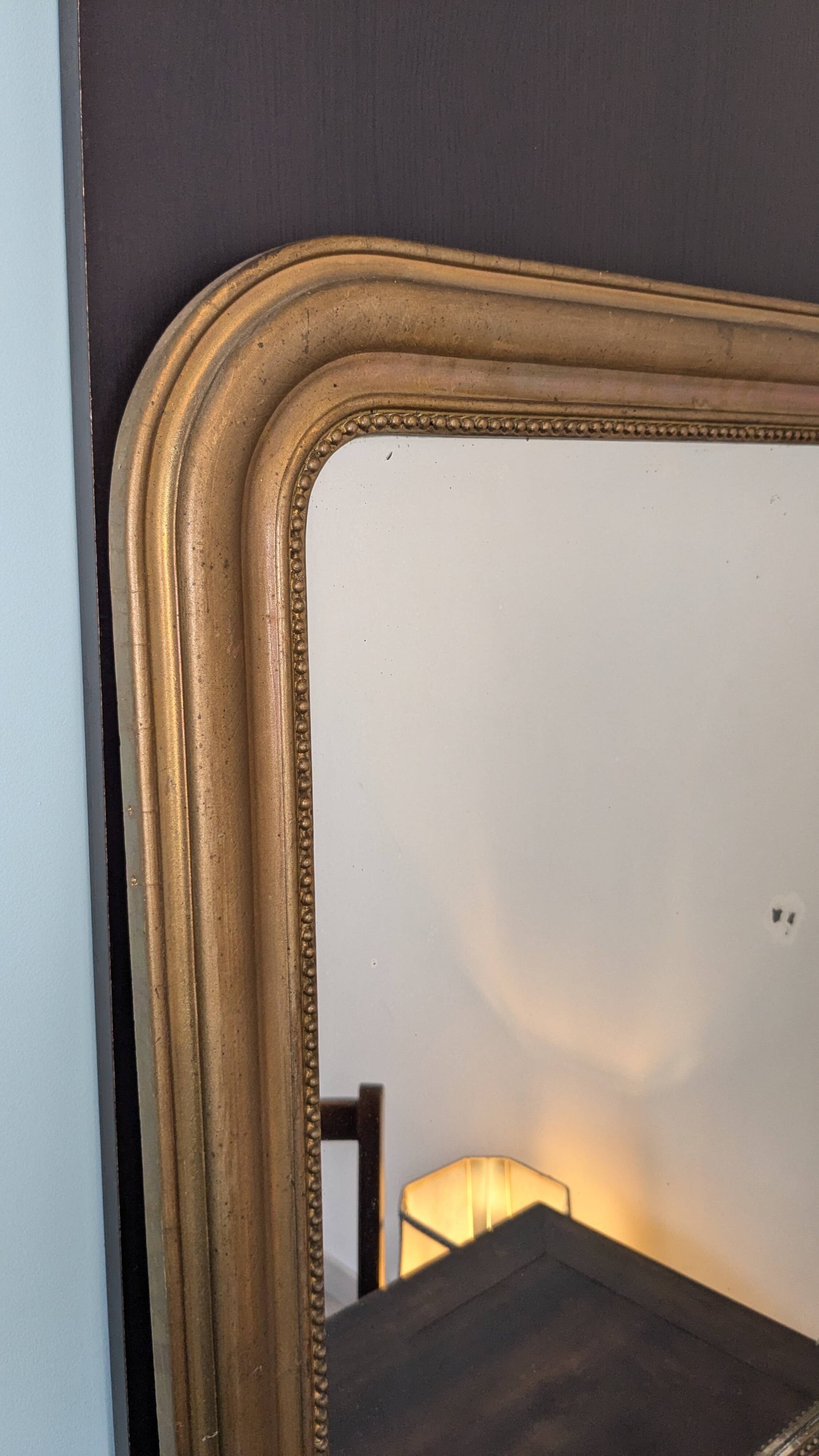 Louis Philippe period gilded mirror 86 x 66 cm