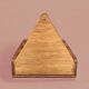 Vintage wooden glass holder