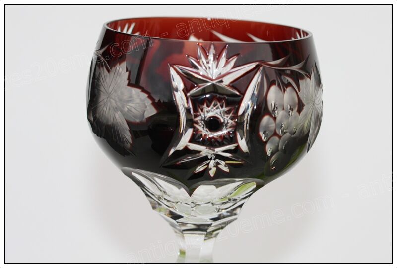 Series 6 of the Rhine wine glass or Roemer Nachtmann Crystal model Traube