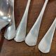 Set of 12 large silver-plated metal spoons - christofle