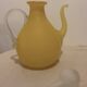 Stunning Duo of Mid-Century Frosted Satin Glass Carafes & Decanters