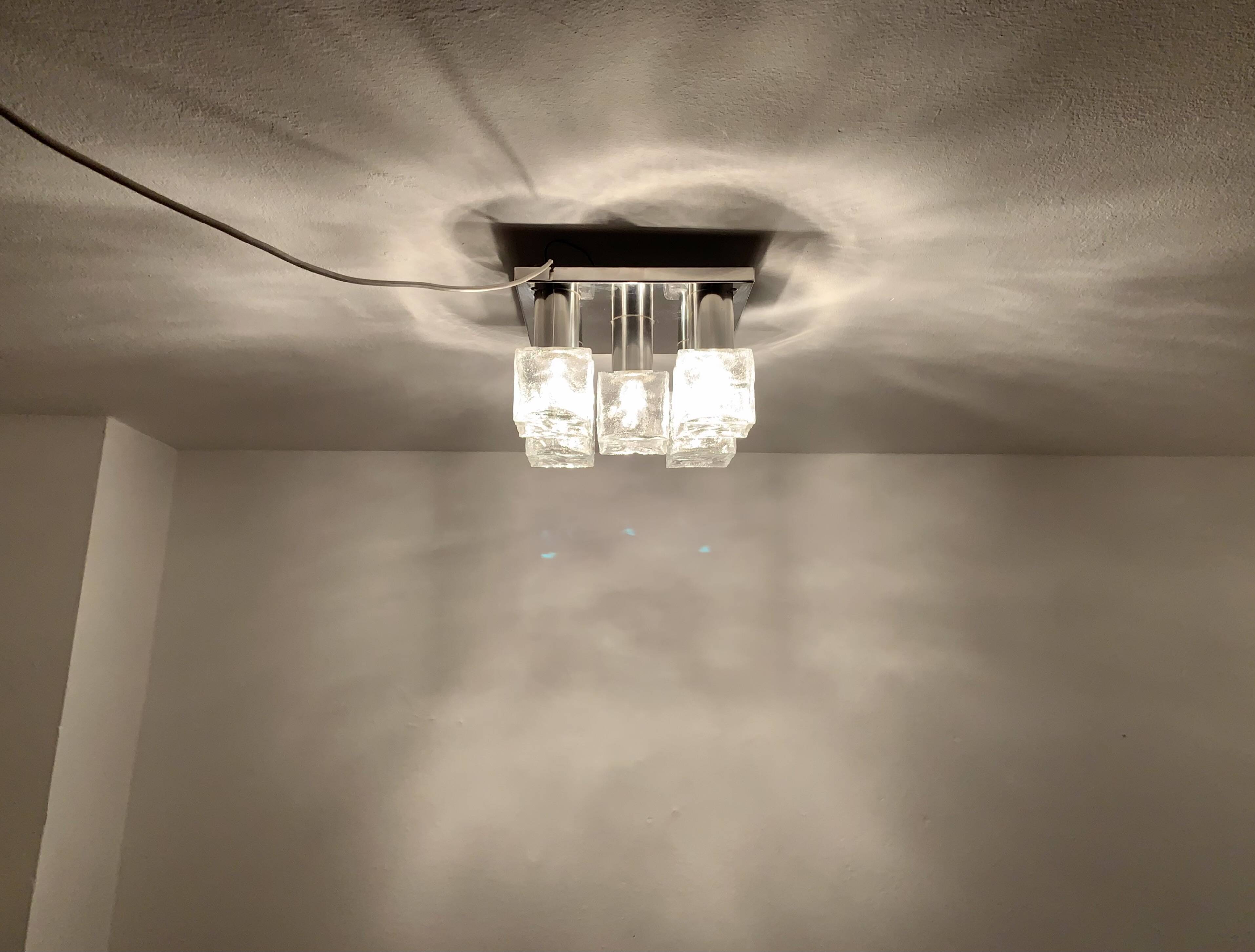 Ice Cube Flush Light by J.T. Kalmar