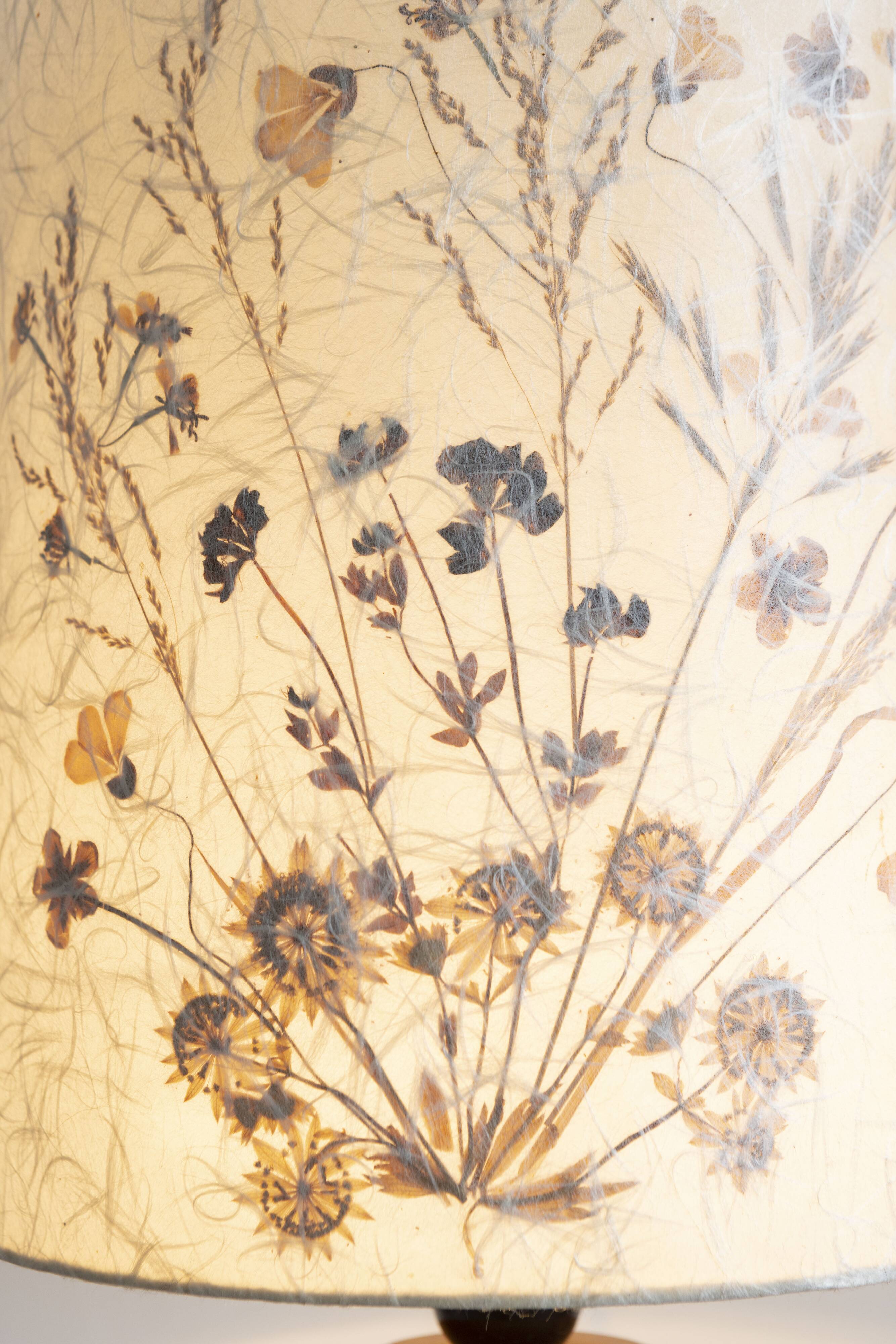 Lampe type herbier années 70