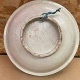 Ancien Plat Service Couscous Faïence Polychrome Maroc XIXÈME #B085