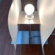 Minimalist table lamp model Emma by Cristina Lamiquiz, 1995