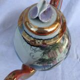 Porcelain teapot with Japanese decoration