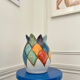 Vase en céramique colorée