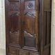 19th century Breton wardrobe in cherry, oak and chestnut