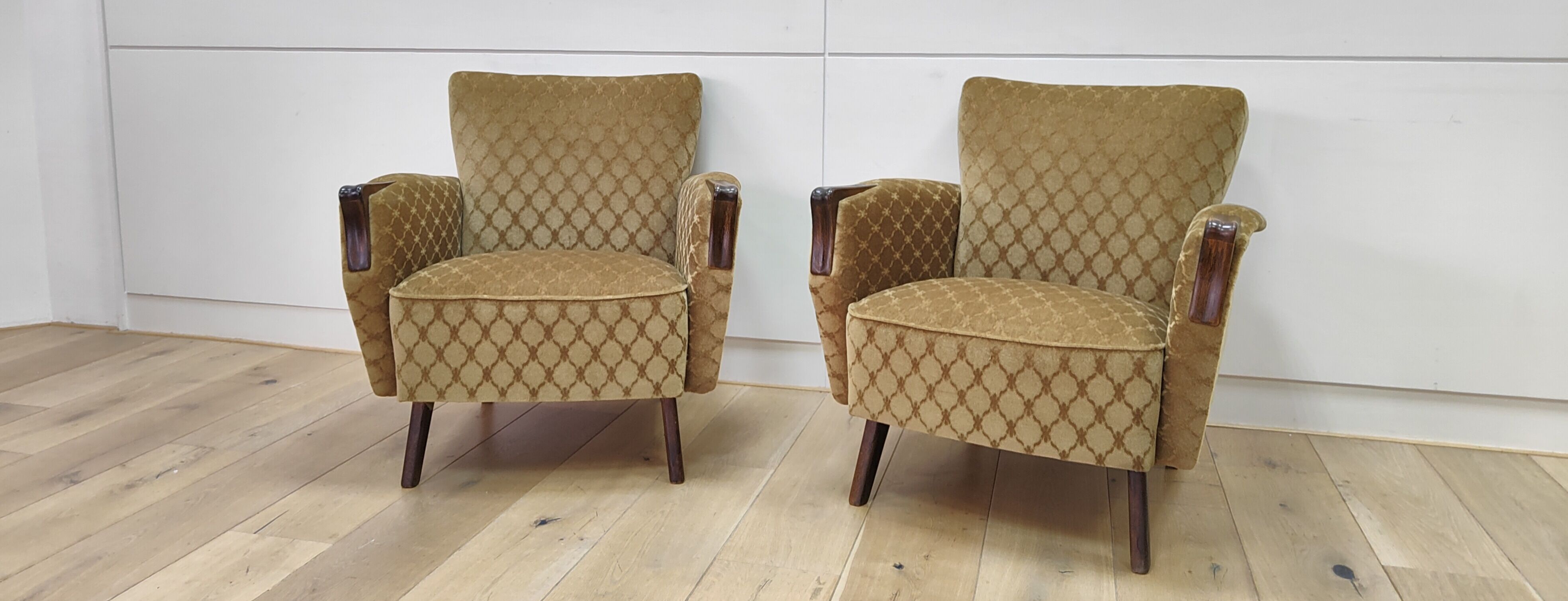 Set of 2 armchairs mid-century