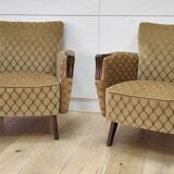 Set of 2 armchairs mid-century