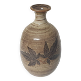 Glazed ceramic vase - Signed pictogram (Signature to be identified)