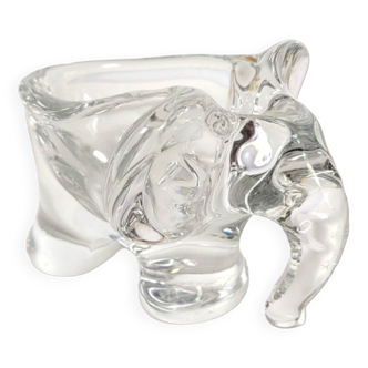 Vannes crystal elephant ashtray