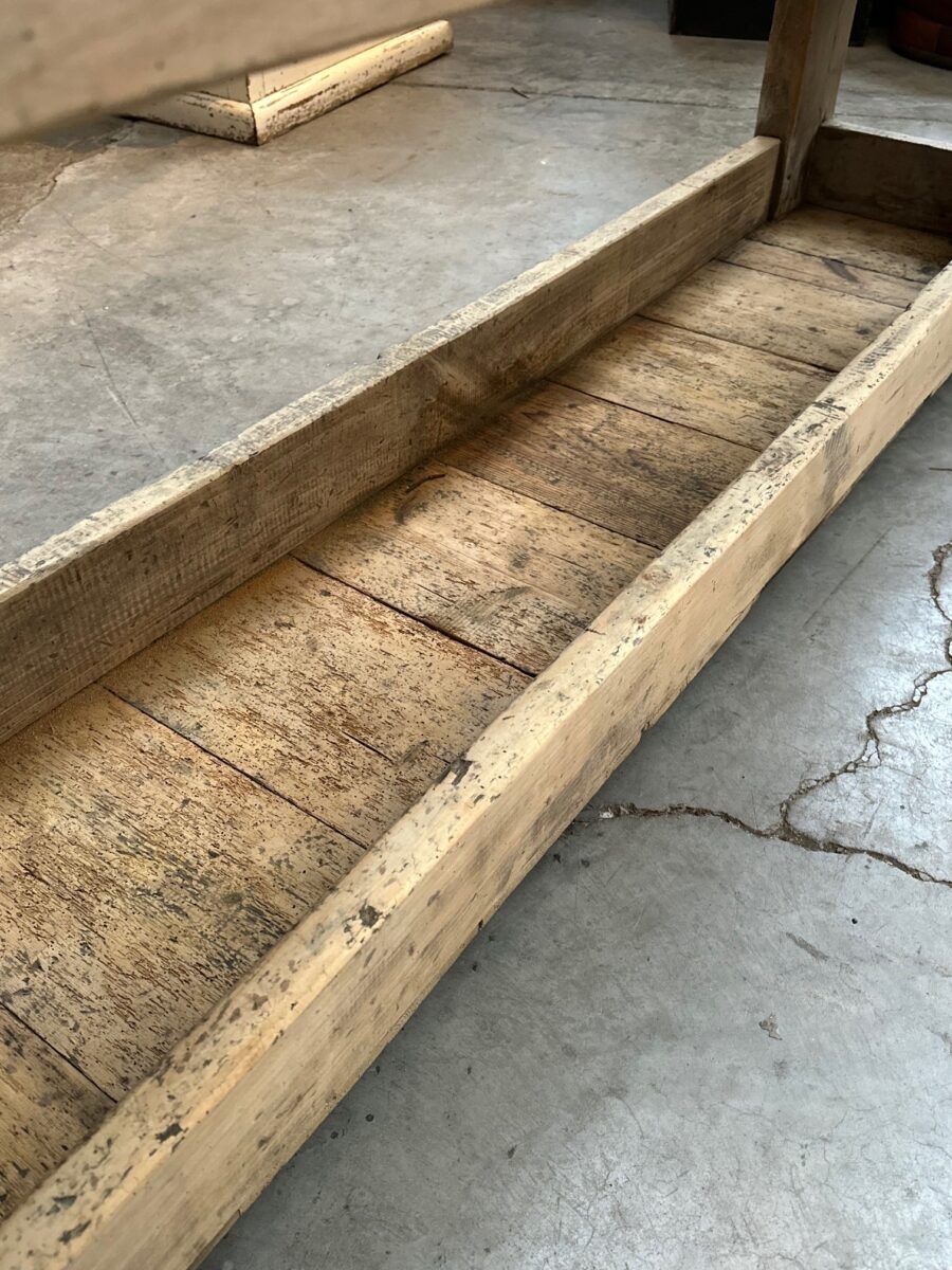 Very large workbench from the early 20th century.