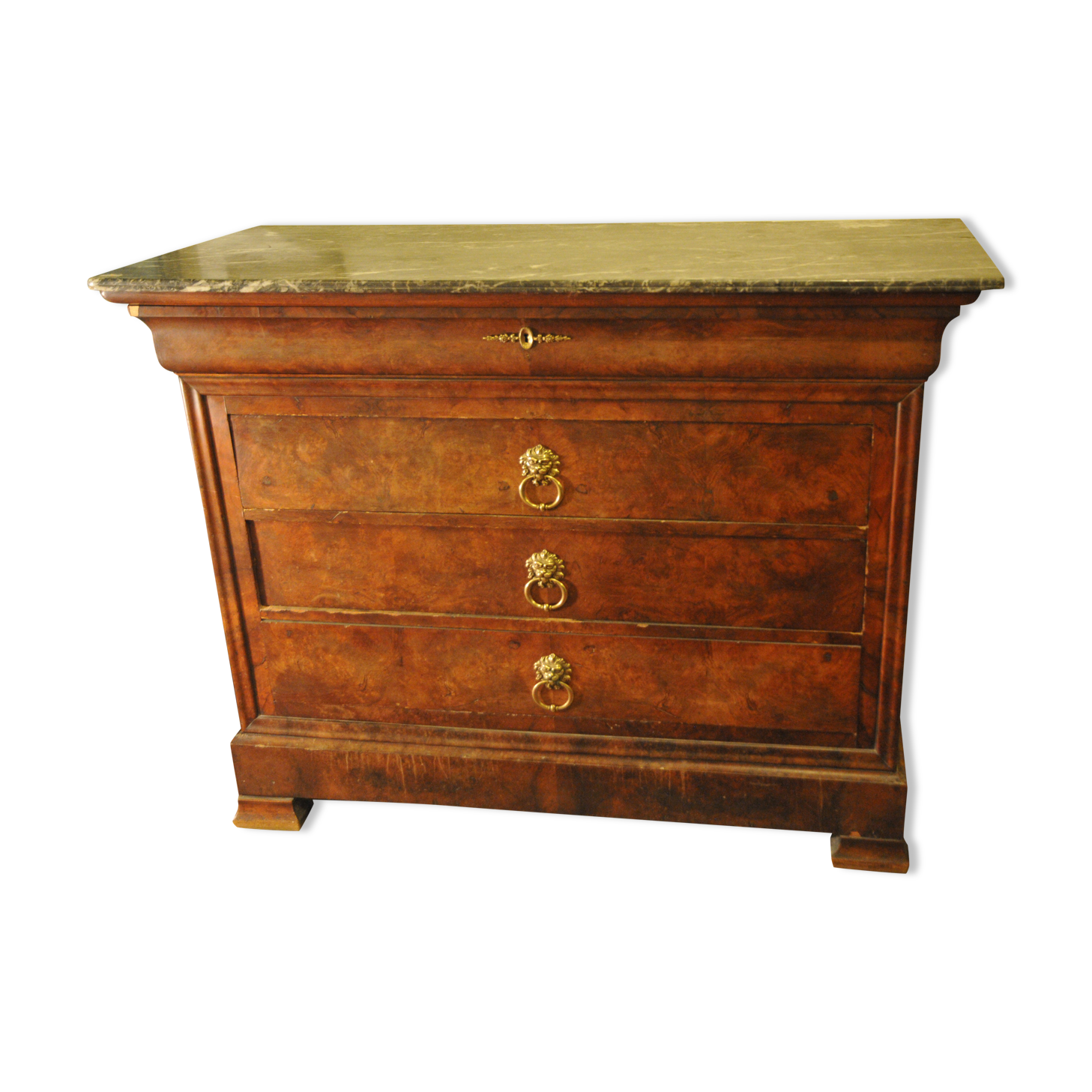 Commode Louis Philippe avec plateau en marbre